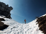 In RESEGONE su neve primaverile da Fuipiano Imagna il 17 aprile 2013 - FOTOGALLERY